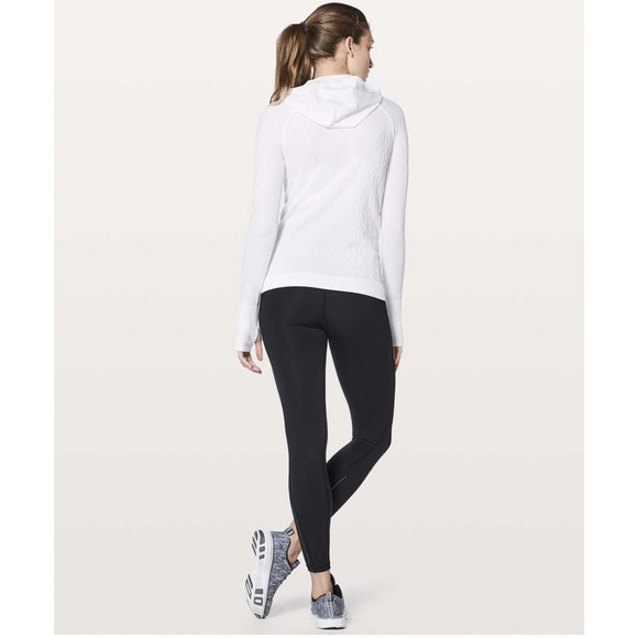 Lululemon Run Long Sleeve Hoodie Layer 4 White NWOT - Picture 3 of 10